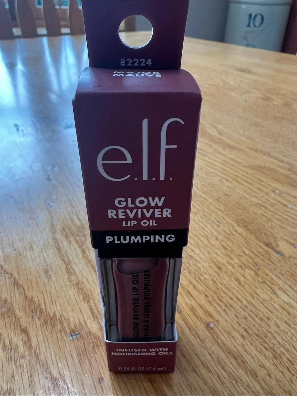 E.L.F. Glow Reviver Plumping Lip Oil - Major Mauve